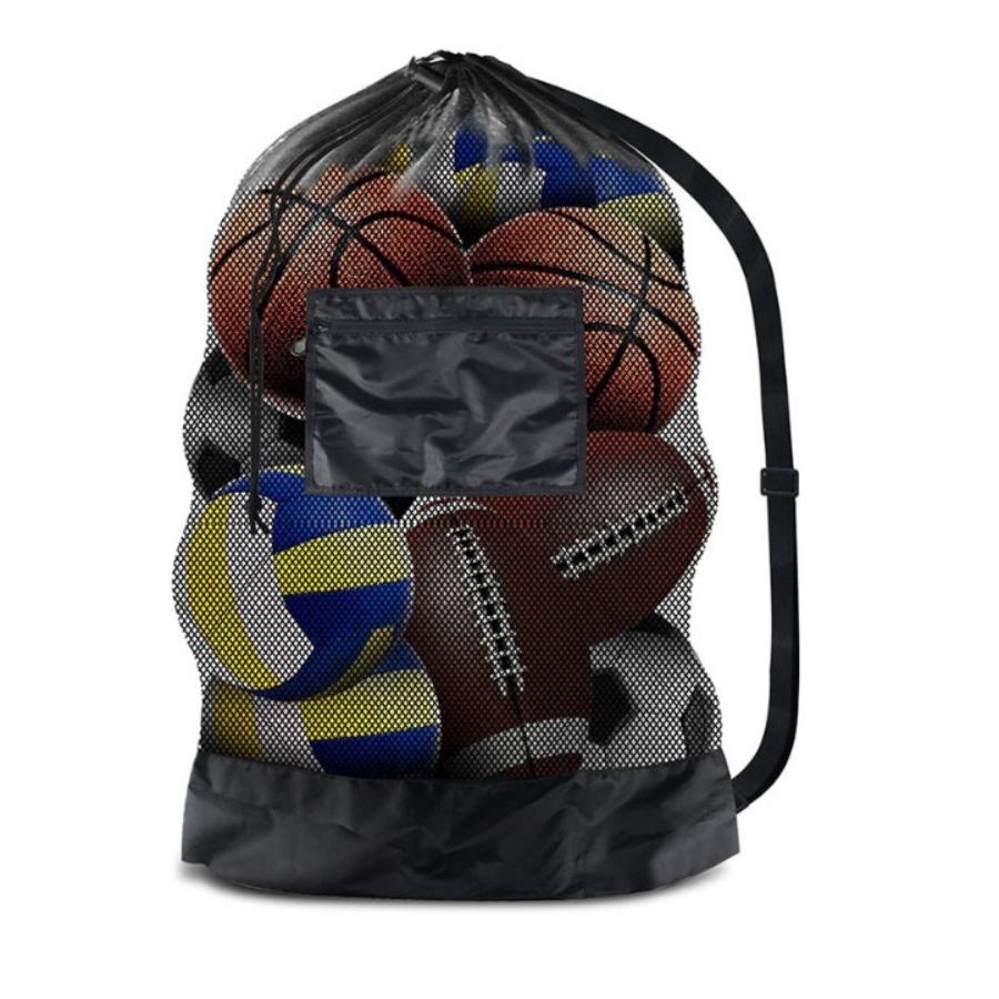 Sports Equipment Volleyball - Large mesh sports bag with shoulder