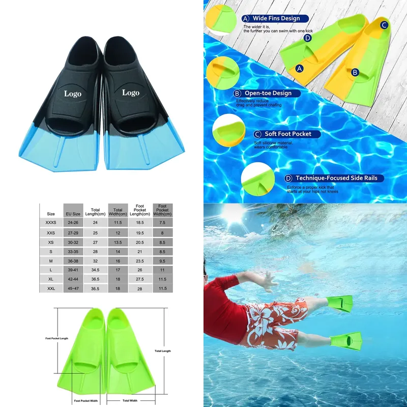 Professional Short Blade Silic - đánh giá và giá Swim Fin Short Blade