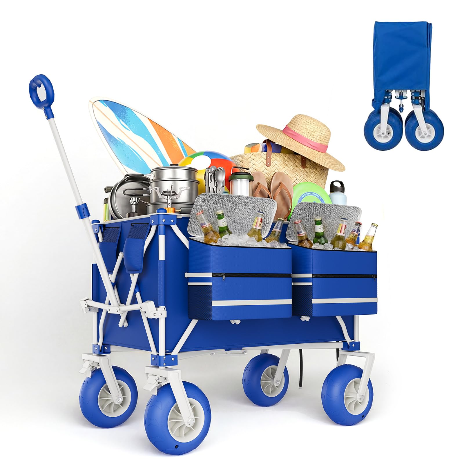 Heavy Duty Beach Wagon Cart 46 - đánh giá và giá Sports Equipment Trolley