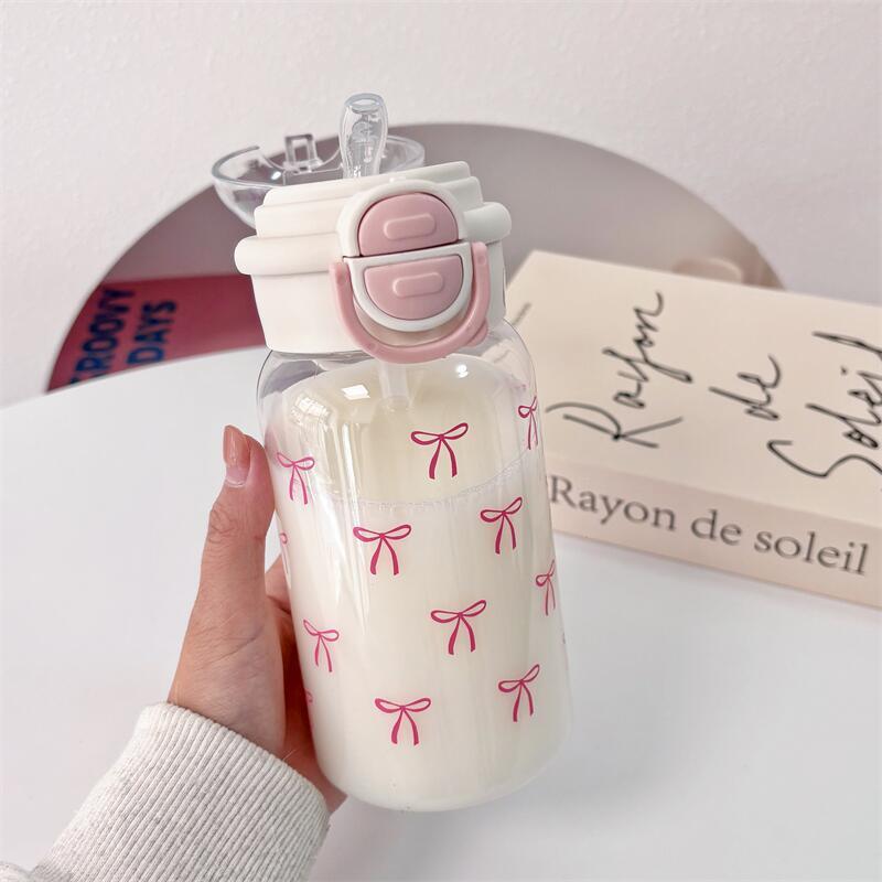 Cute Water Bottle with Straw P - đánh giá và giá Sports Equipment 5 Years Old