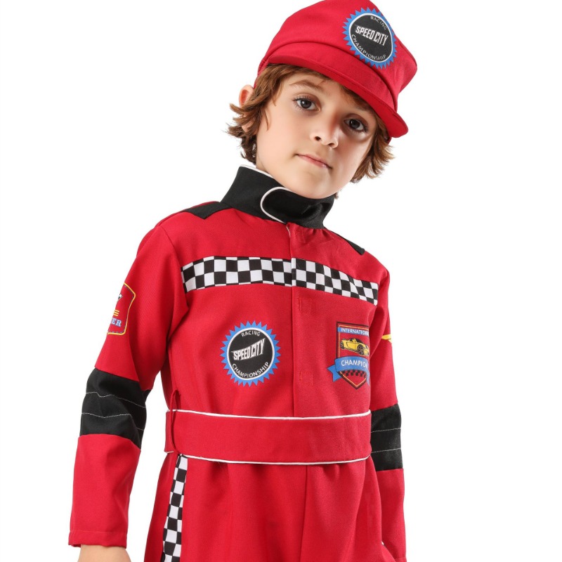 Boy Red Racer Cosplay Costume  - đánh giá và giá Sports Equipment For Boys