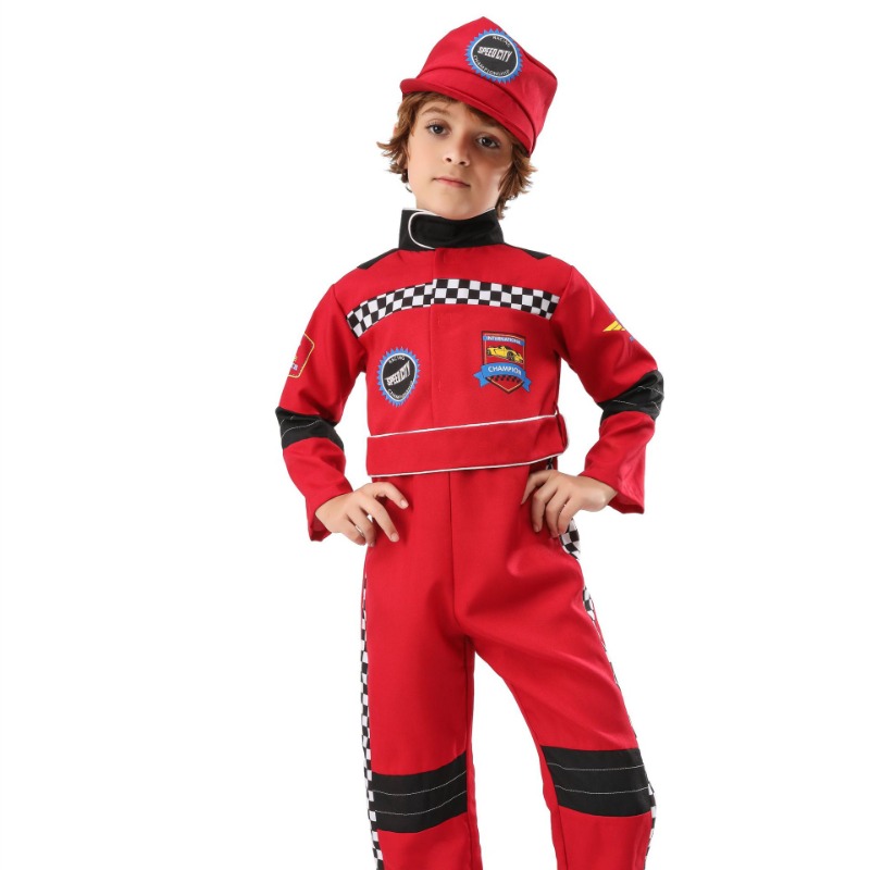Boy Red Racer Cosplay Costume  - đánh giá và giá Sports Equipment For Boys