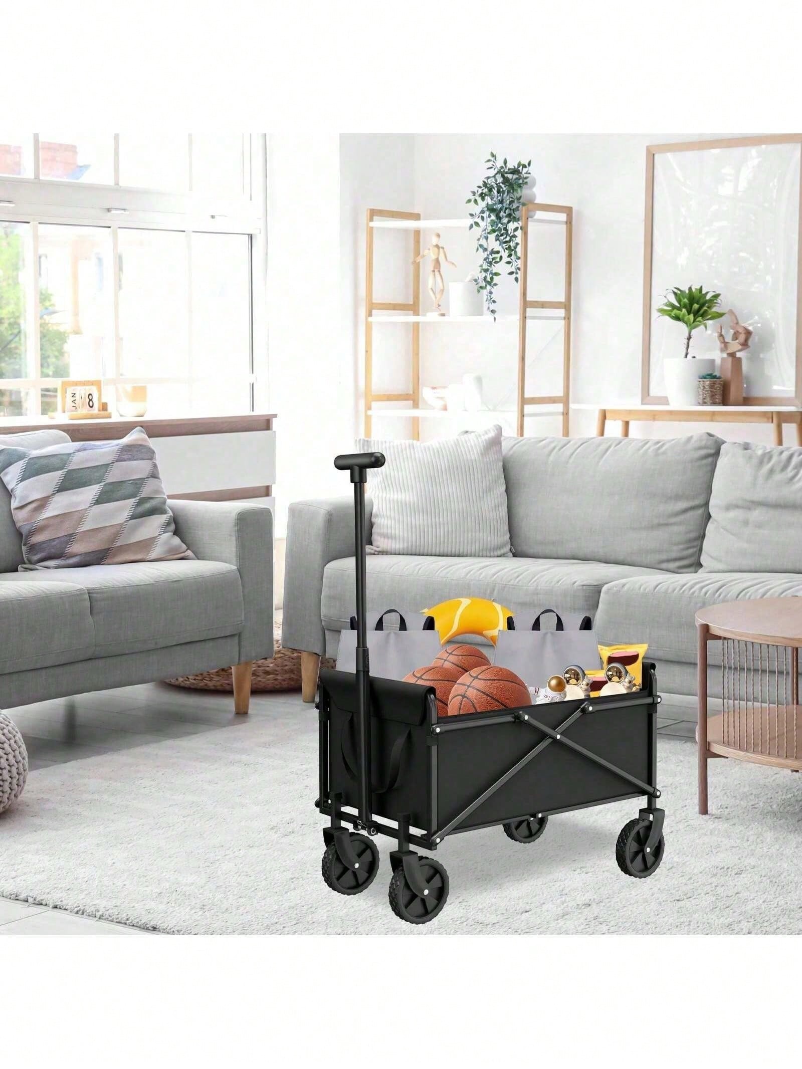 Mini Black Folding Utility Wag - đánh giá và giá Sports Equipment Trolley