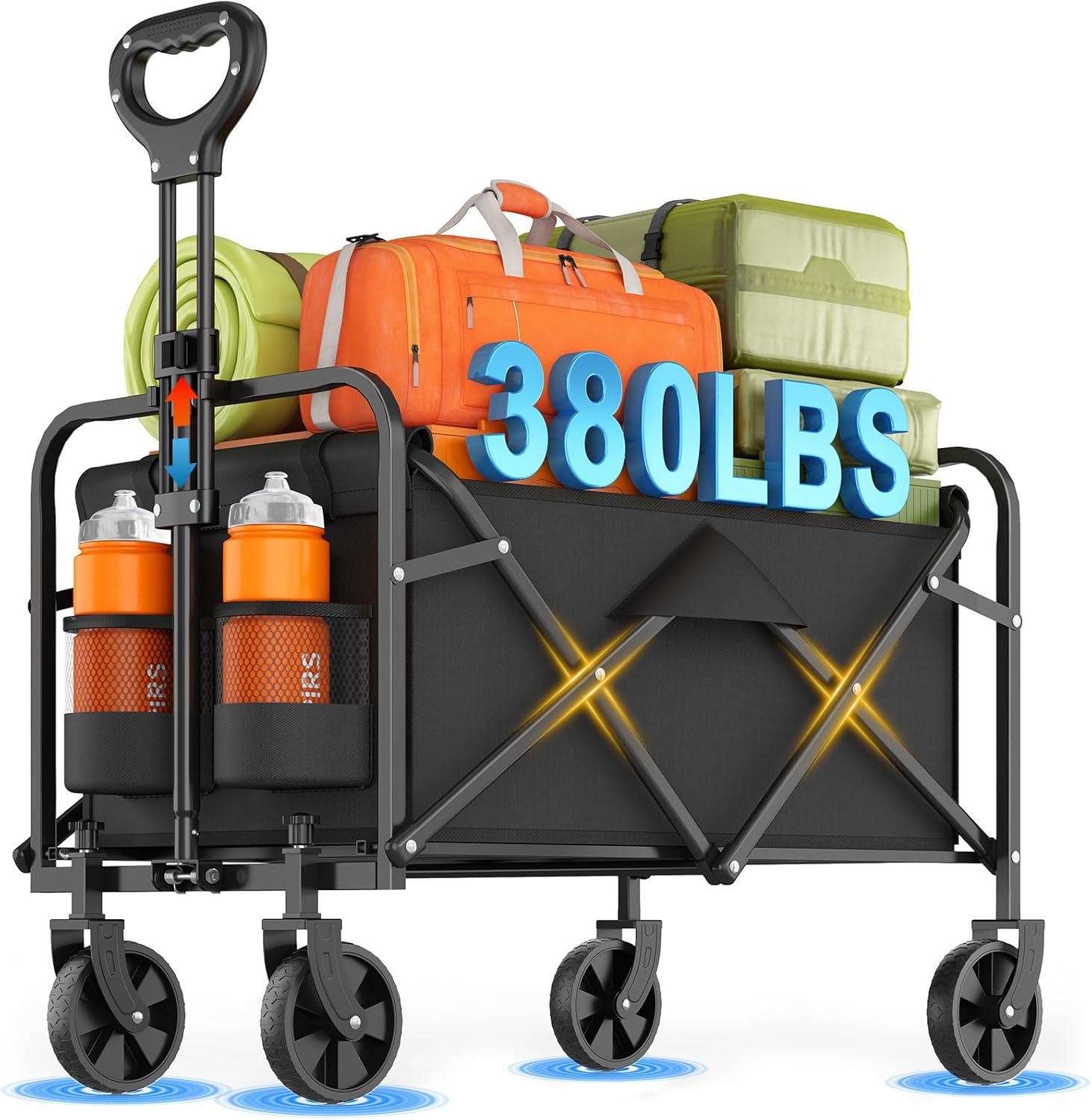 380LBS All Terrain Heavy Duty  - đánh giá và giá Sports Equipment Trolley