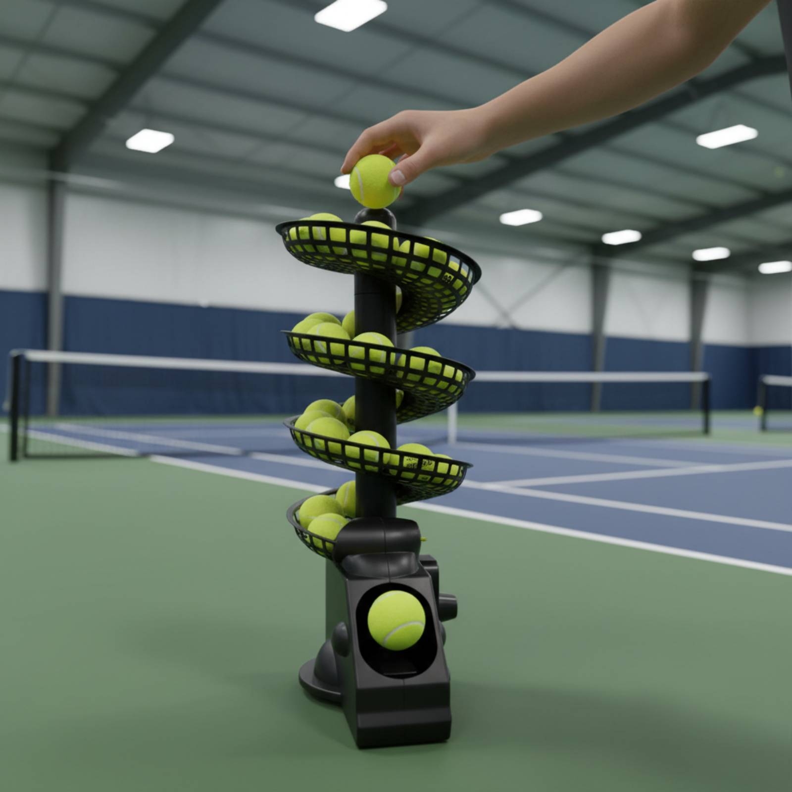 Portable Tennis Ball Machine M - đánh giá và giá Sports Equipment Tennis
