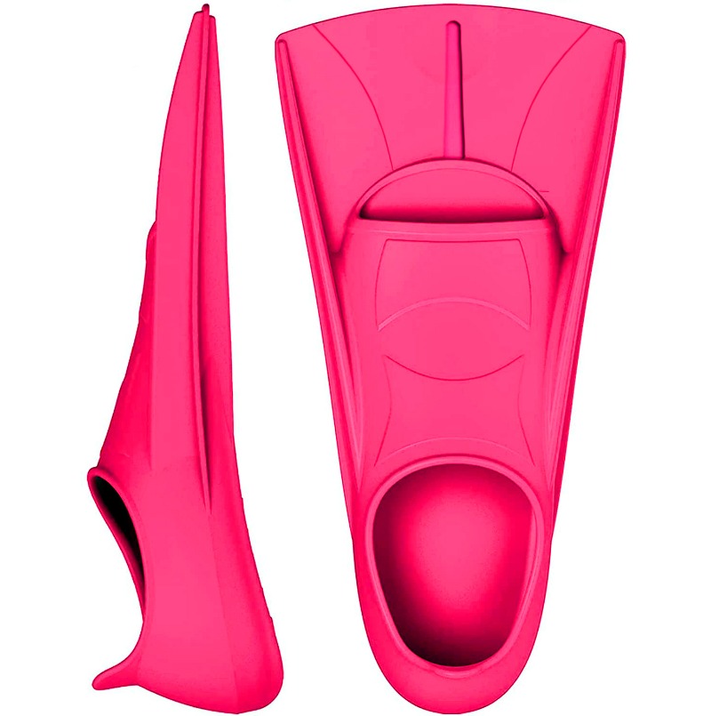 Solid Color Short Silicone Fro - đánh giá và giá Swim Fin Short Blade