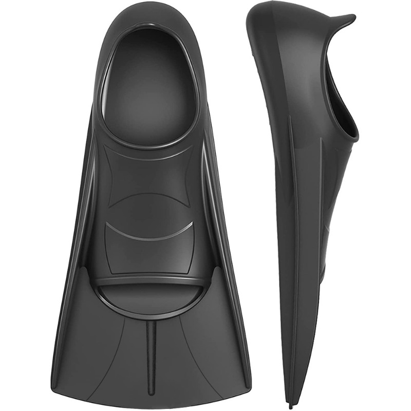 Solid Color Short Silicone Fro - đánh giá và giá Swim Fin Short Blade