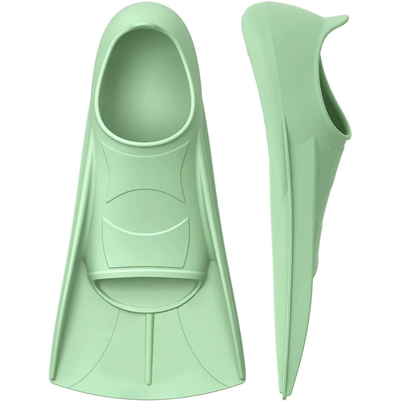 Solid Color Short Silicone Fro - đánh giá và giá Swim Fin Short Blade