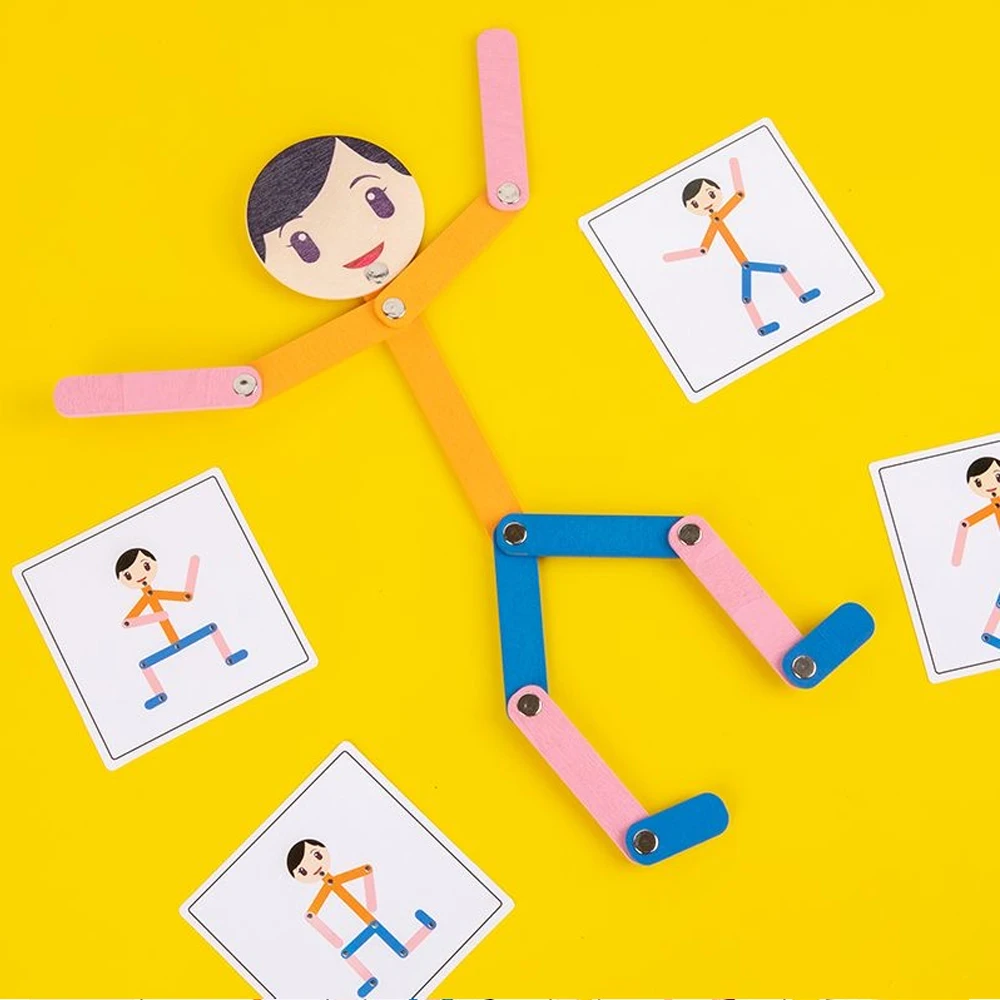 Sport Wooden Man Material DIY  - đánh giá và giá Sports Equipment For Kindergarten